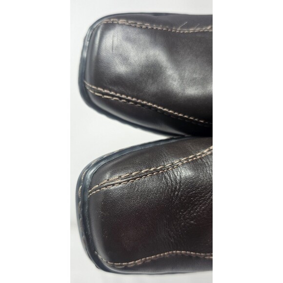 Josef Seibel Monk Strap Loafers Womens 37 US 6 Brown Square Toe 2" Block Heel - Picture 3 of 15